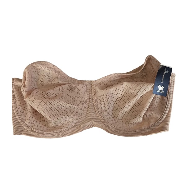 Wacoal Other - Wacoal visual effects minimizes Strapless Bra 38G Nude Underwire 854310 NWT